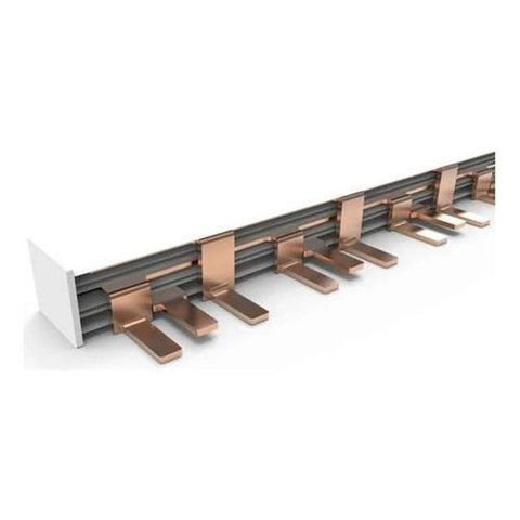 Barramento Din 3 Polos - 80a 1mt ou 18 Disjuntores - Sibratec