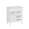 Balcão Armário Microondas Forno Fruteira Multiuso Branco - 2