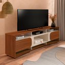 Ver imagem 2 de Rack para Tv até 86" Elegance Cedro/off White Artely