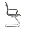 Cadeira Escritório Interlocutor Fixa Aço Cromado Sidney - 5