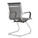 Ver imagem 3 de Cadeira Escritório Interlocutor Fixa Aço Cromado Sidney