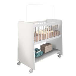 Mini Berço Com Colchão Branco Rubi Peternella - 2