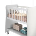 Ver imagem 3 de Mini Berço Com Colchão Branco Rubi Peternella