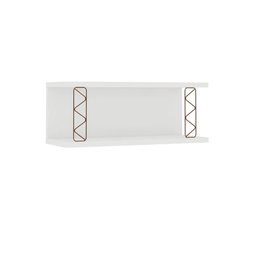 Nicho Aberto 80cm Suspenso com Aramado para Cozinha Modulada Cor:branco - 1