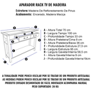 Ver imagem 2 de Aparador Rack Buffet Mesa Auxiliar Tv Video 100 Cm Cerâmica Organizador Multiuso Sala Balcão Retro