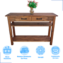 Ver imagem 7 de Aparador Rack Buffet Mesa Auxiliar Tv Video 100 Cm Cerâmica Organizador Multiuso Sala Balcão Retro