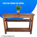 Ver imagem 4 de Aparador Rack Buffet Mesa Auxiliar Tv Video 100 Cm Cerâmica Organizador Multiuso Sala Balcão Retro