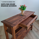 Ver imagem 5 de Aparador Rack Buffet Mesa Auxiliar Tv Video 100 Cm Cerâmica Organizador Multiuso Sala Balcão Retro