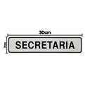 Ver imagem 2 de Combo 3 Placas De Sinalização Secretaria 30x7 Acesso - B-516 F9e