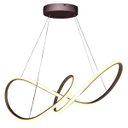 Ver imagem 4 de Lustre Pendente Aneis 3 em 1 Arco Infinito 49W LED Teto Luxo Recepçao Sala de Jantar Quarto Comercia