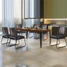 Conjunto Sala de Jantar Mesa Espanha 180cm com 6 Cadeiras em Aço e Junco Madri Mais Decor Courissimo - 9