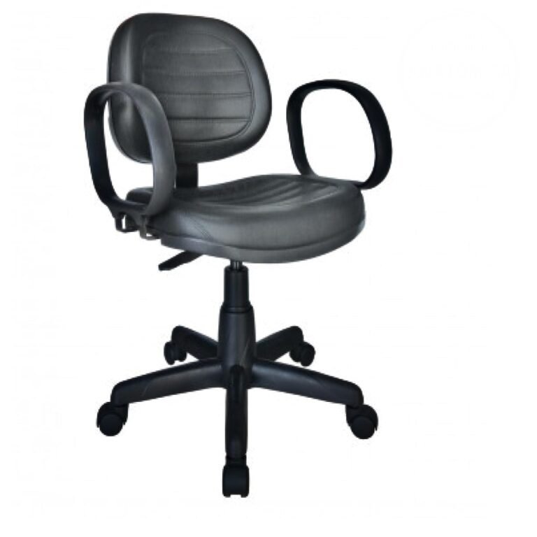 Cadeira Executiva COSTURADA Giratória com Braço CORSA – MARTIFLEX – Cor Preta – 31004
