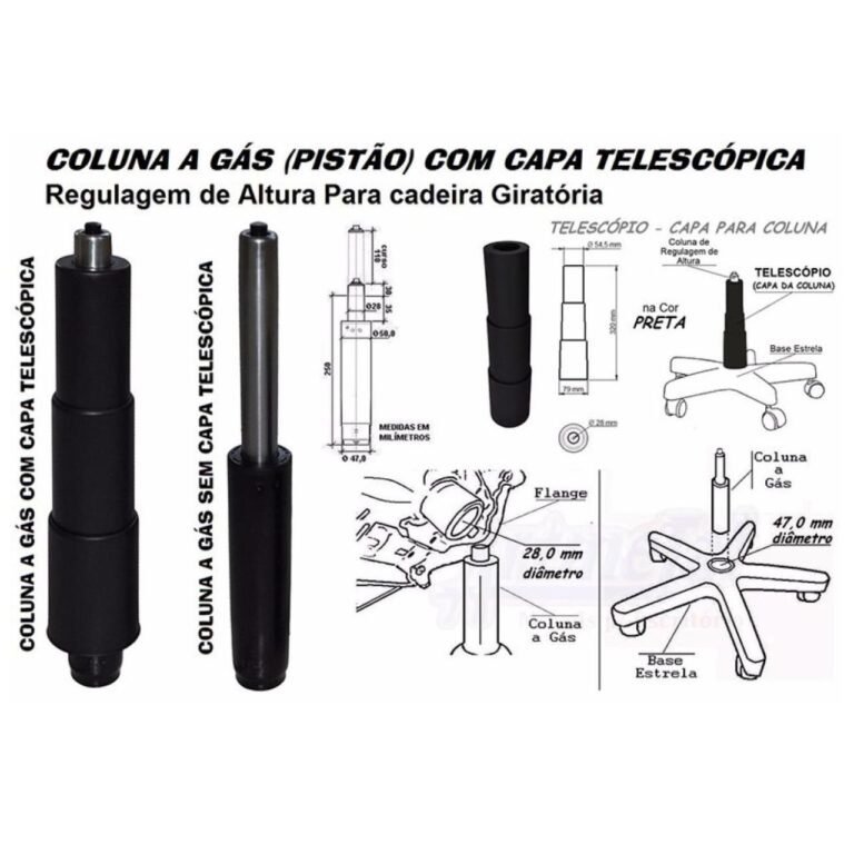 Cadeira Executiva COSTURADA Giratória com Braço CORSA – MARTIFLEX – Cor Preta – 31004 - 6