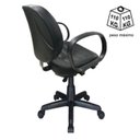 Ver imagem 4 de Cadeira Executiva COSTURADA Giratória com Braço CORSA – MARTIFLEX – Cor Preta – 31004