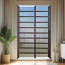 Ver imagem 2 de Porta Cor.c/Trav.2F.Móv.210x150 Elite c/Fechad.Tetra V.Ref.Mix Corten Brimak