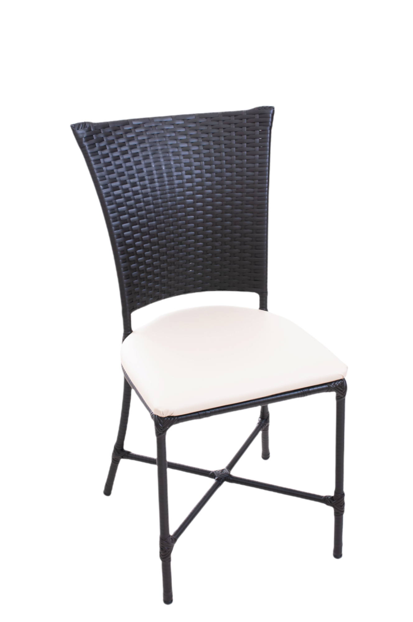 Cadeiras Estofadas Mesa Jantar de Fibra Sintetica:bege - 3
