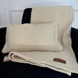 Manta Decorativa para Sofá 140 X 210cm Atenas Bege - 6