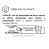 Sensor Presenca Teto Smart X - Control Bivolt - Exatron - 5
