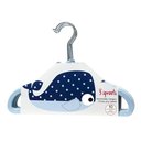 Ver imagem 1 de Cabides Antiderrapantes de Veludo Azul 3 Sprouts (10 Unidades)