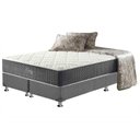 Ver imagem 1 de Cama Box King: Colchão Molas Anjos MasterPocket Ensacadas Fort Flex + Base CRC Suede Cinza(193x203)
