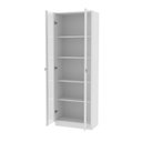 Ver imagem 6 de Cristaleira 2 Portas de Vidro 4 Prateleiras 171,5CMX59,8cm Branco Catarina