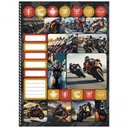 Ver imagem 5 de Caderno Universitário Moto Radical 10 Matérias 160 Folhas Preto
