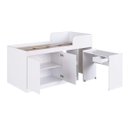 Ver imagem 5 de Cama Alta de Solteiro Multifuncional sem Colchão Cj6080 Linha Jamaica Art In Móveis