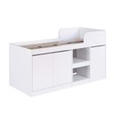 Ver imagem 7 de Cama Alta de Solteiro Multifuncional sem Colchão Cj6080 Linha Jamaica Art In Móveis