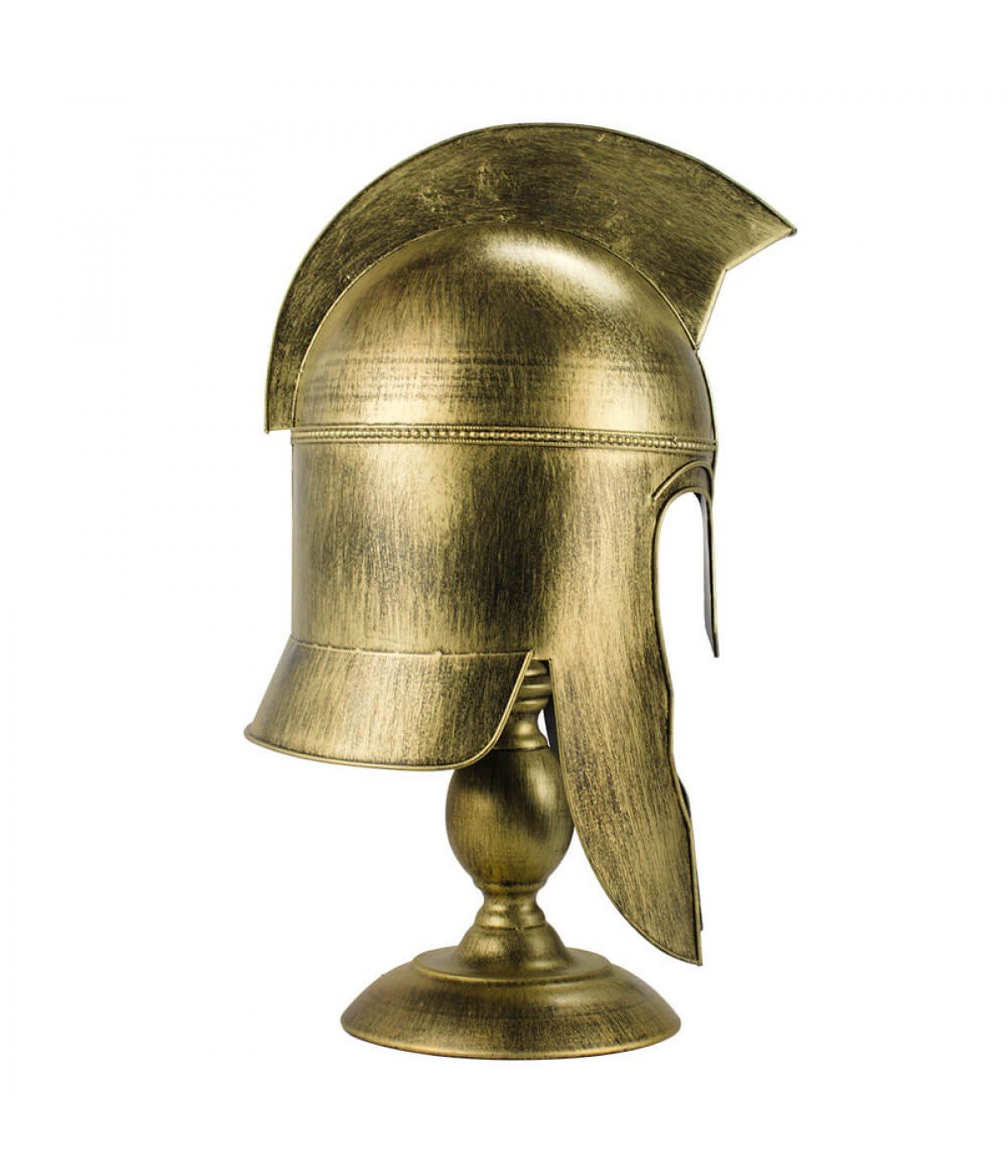 Enfeite Capacete Soldado Grego Dourado 43x26x21cm - 2