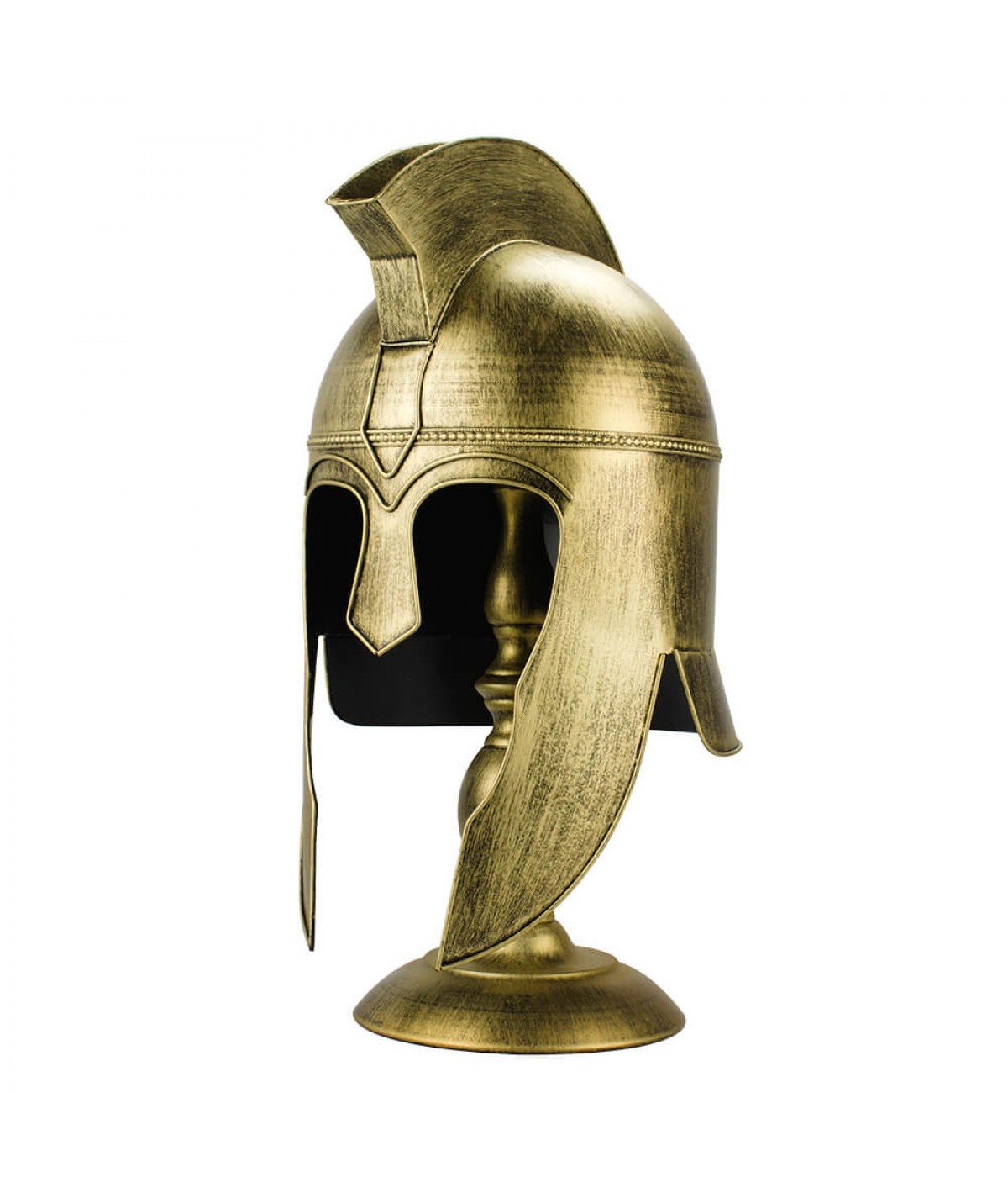 Enfeite Capacete Soldado Grego Dourado 43x26x21cm - 4