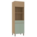 Ver imagem 1 de Torre Quente Modulado 70cm 2 Nichos 1 Gaveta 4 Portas Slim Luciane