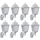 Ver imagem 1 de Conjunto 8 Luminárias de Parede Lente Transparente Arandelas Soberana 1 Lamp E27 Bivolt Dital