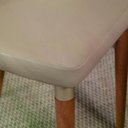 Ver imagem 6 de Conjunto de 2 Cadeiras de Madeira Maciça Estofada Lara - Natural C/ Pu Fendi - Champanhe