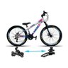 Bicicleta Viking Aro 26 Tuffx25/30 Vmaxx Freio a Disco 21v Prata Azul - 1