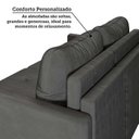 Ver imagem 7 de Sofá Cama Retrátil e Reclinável 3 Lugares Bipartido 246cm Masaya Yescasa