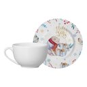 Ver imagem 1 de Conjunto 6 Xícaras 200ml e Pires Holly Jolly - Natal