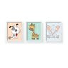 Quadro Decorativo Infantil Safari Azul Menino - 1