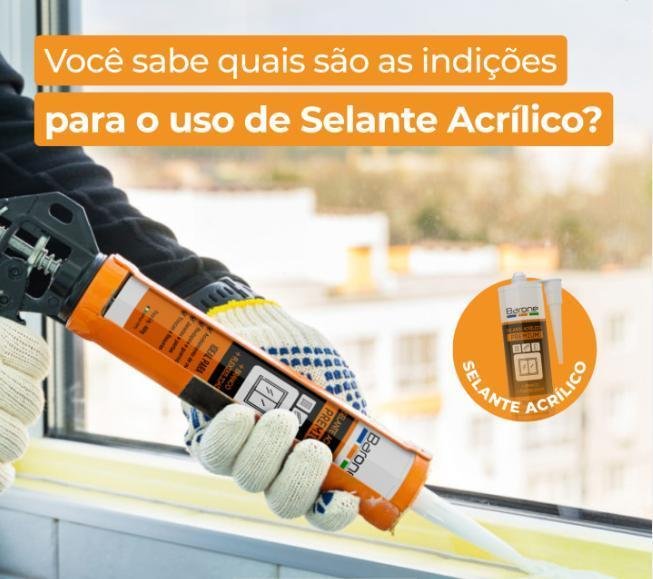 05 Pc Silicone Branco 430g - Selante Acrílico Base D' Água - 2