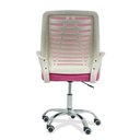 Ver imagem 6 de Kit 2 Cadeiras de Escritório Esteirinha Mesh Ergonômica - Rosa