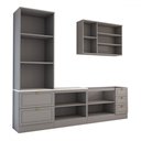 Ver imagem 5 de Cozinha Completa Miami 9 Portas 5 Gavetas 100% Mdf Americana Cinza - Panorama Móveis