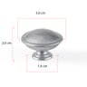Puxador de Gaveta ,puxador de Porta , Pz 75 com 06 Unidades: Aço Escovado - 2