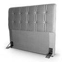 Ver imagem 7 de Cabeceira Cama Box Casal 140cm Suede Velut Cinza - King House