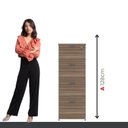 Ver imagem 6 de Arquivo para Pasta Suspensa com Chave 4 Gavetas P25 128cmx45,7cmx47,3cm Aço Cinza/Walnut