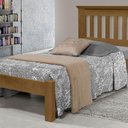Ver imagem 1 de Cama de Solteiro Texas de Madeira Maciça Tauari Imbuia