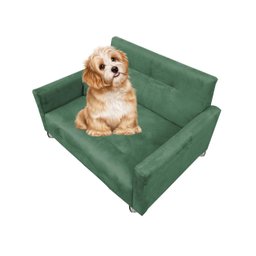 Poltrona Sofazinho Pet Caes e Gatos Porte Medio e Pequeno Bob Verde - 2