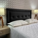 Ver imagem 1 de Cabeceira King Estofada Berlim Diamond Corano Preto 195 X 60 Rbl