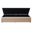 Ver imagem 3 de Calçadeira Sapateira Baú Munique 1.40 Linho Capuccino - Vs Decor