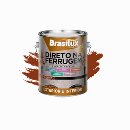 Esmalte Direto na Ferrugem Brasilux 3,6l:marrom Bronze - 2