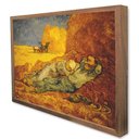 Ver imagem 3 de Quadro Decorativo Caixa a Sesta - Van Gogh Tacolado Moldura Caixa 3cm Freijó sem Vidro 20 X 30cm