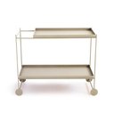 Ver imagem 2 de Carrinho de Bar em Aço 90cm com 2 Prateleiras Wire